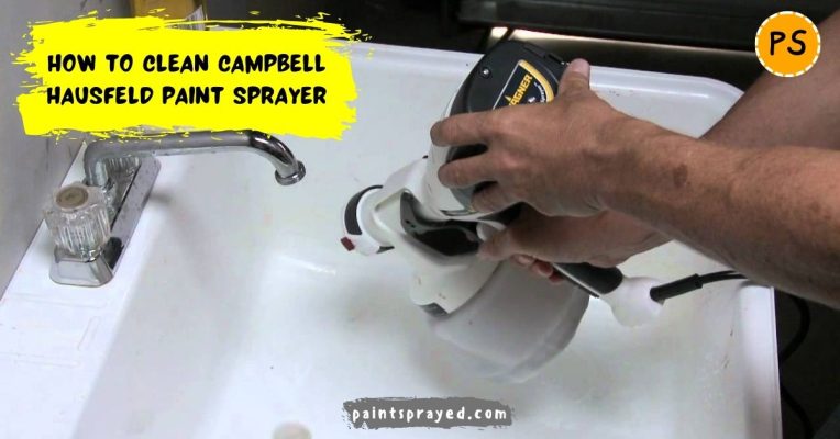 Clean campbell paint sprayer