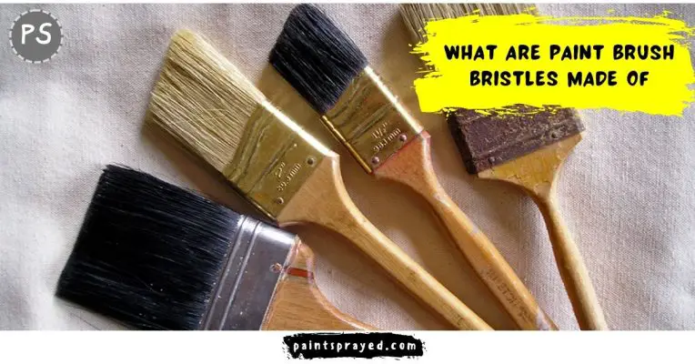 paint brush bristles made of