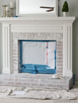 Heat-resistant paint for fireplaces 