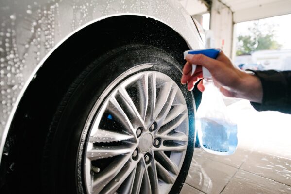 Removing paint from wheels