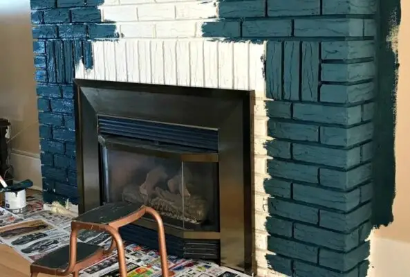 Heat-resistant paint for fireplaces 